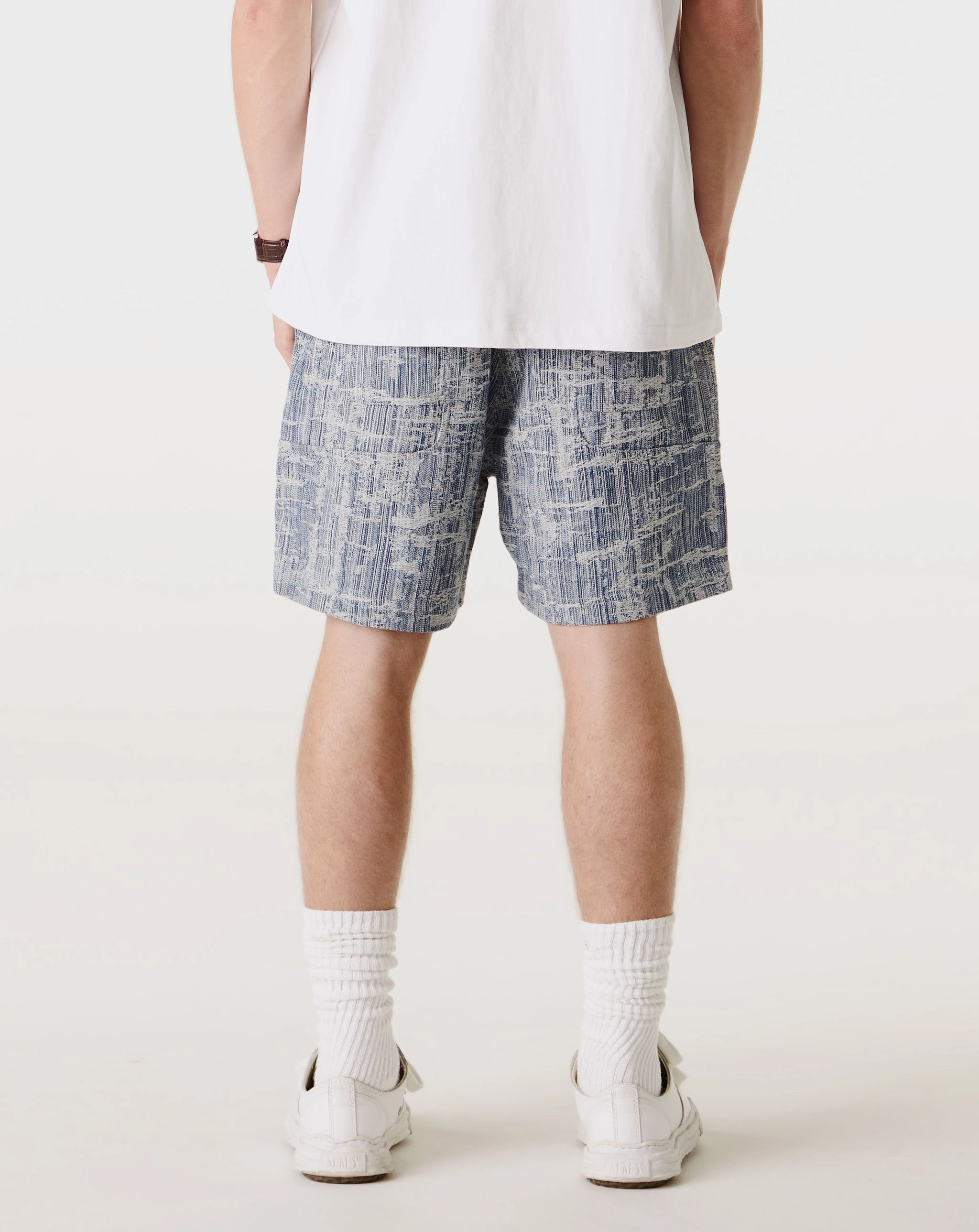 Jacquard Denim Shorts