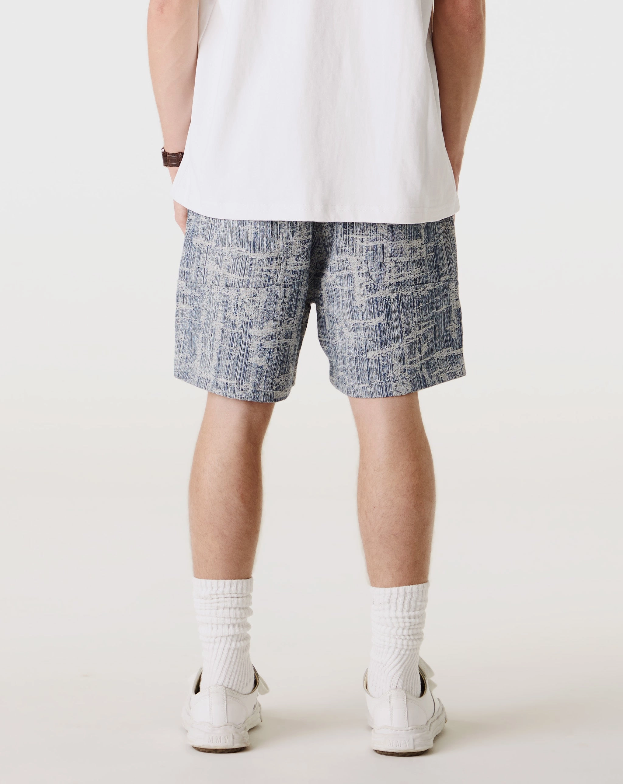 Jacquard Denim Shorts
