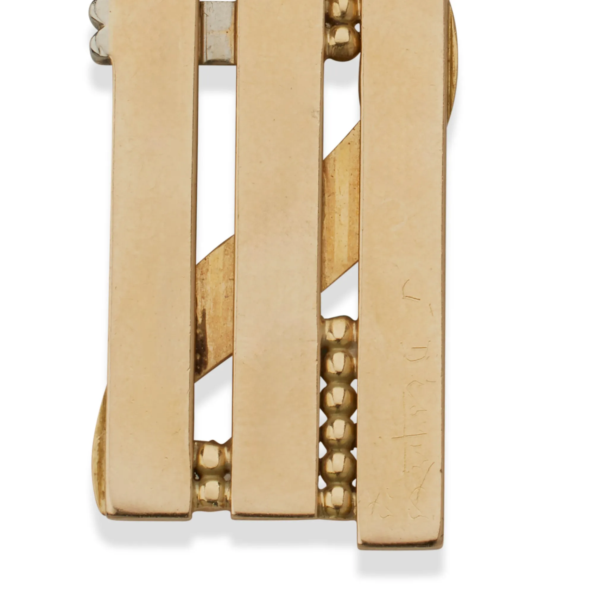 Jean Desprs Modernist 18K Gold Pendant