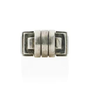 Jean Desprs Modernist Silver Ring