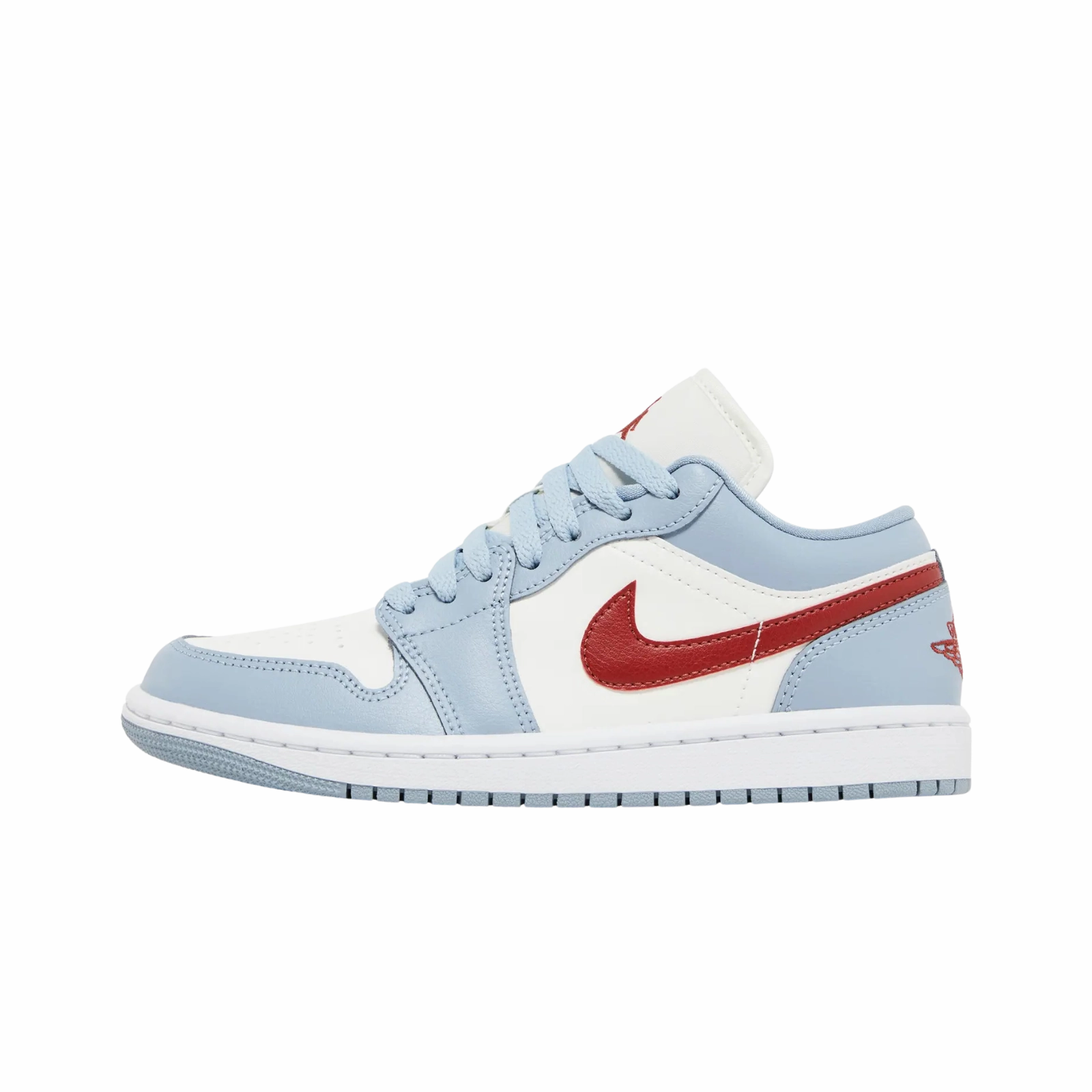 Jordan 1 Low Blue Whisper Dune Red (Women's)