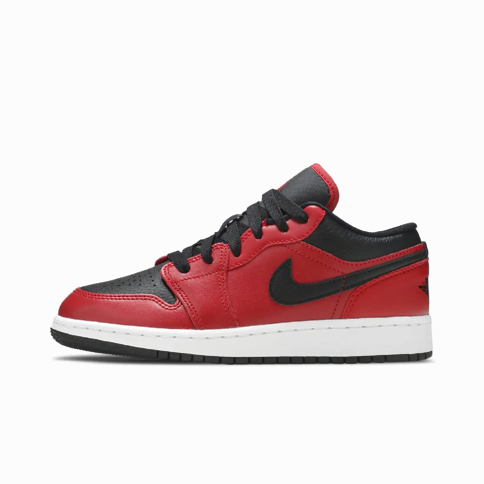 Jordan 1 Low Gym Red Black Pebbled (GS)