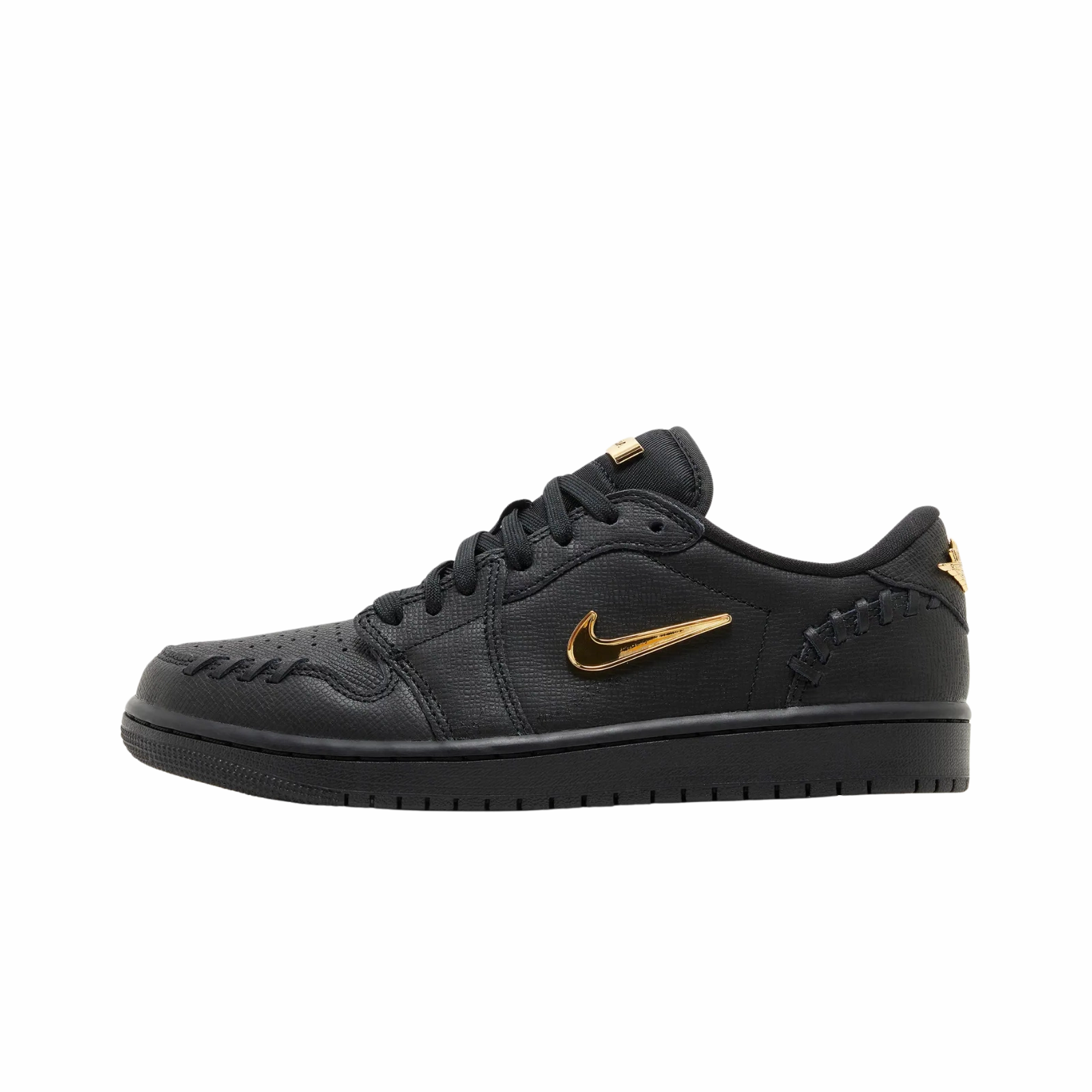 Jordan 1 Low Method of Make Black Metallic Gold (Women's)