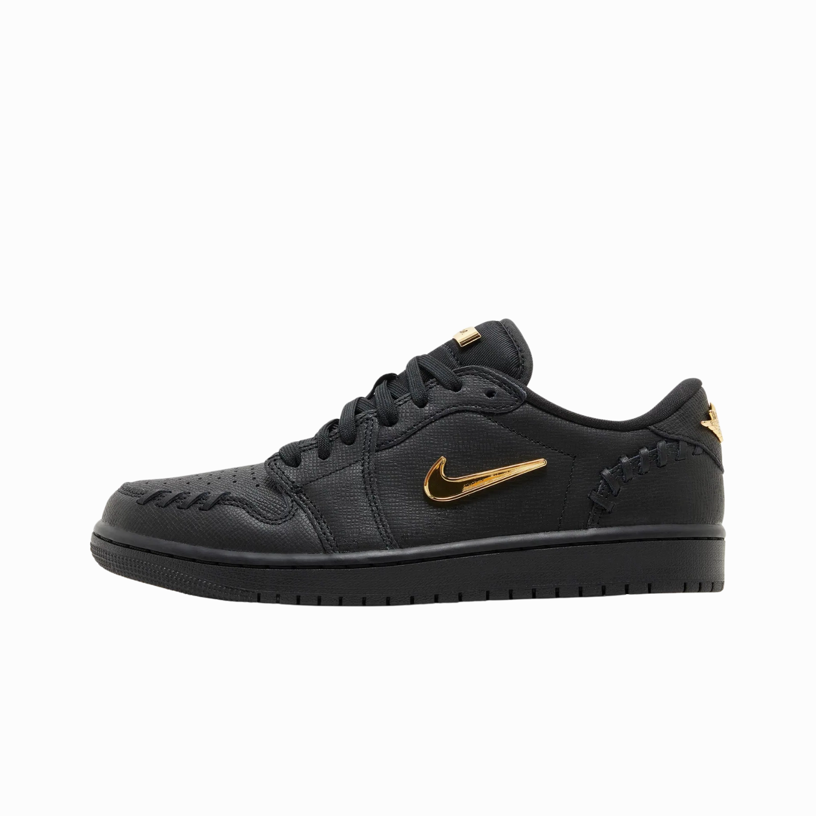 Jordan 1 Low Method of Make Black Metallic Gold (Women's)