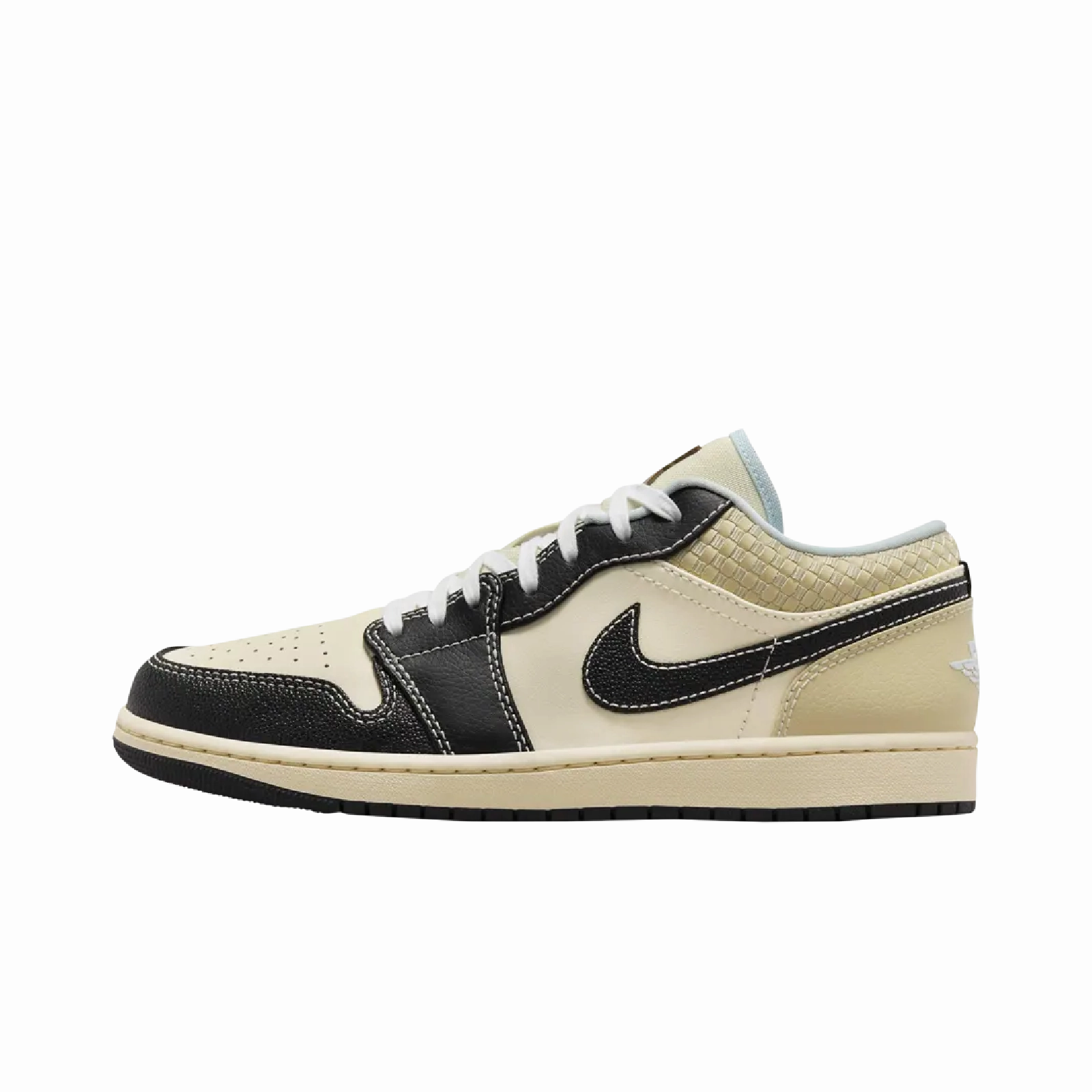 Jordan 1 Low SE Coconut Milk Black Muslin