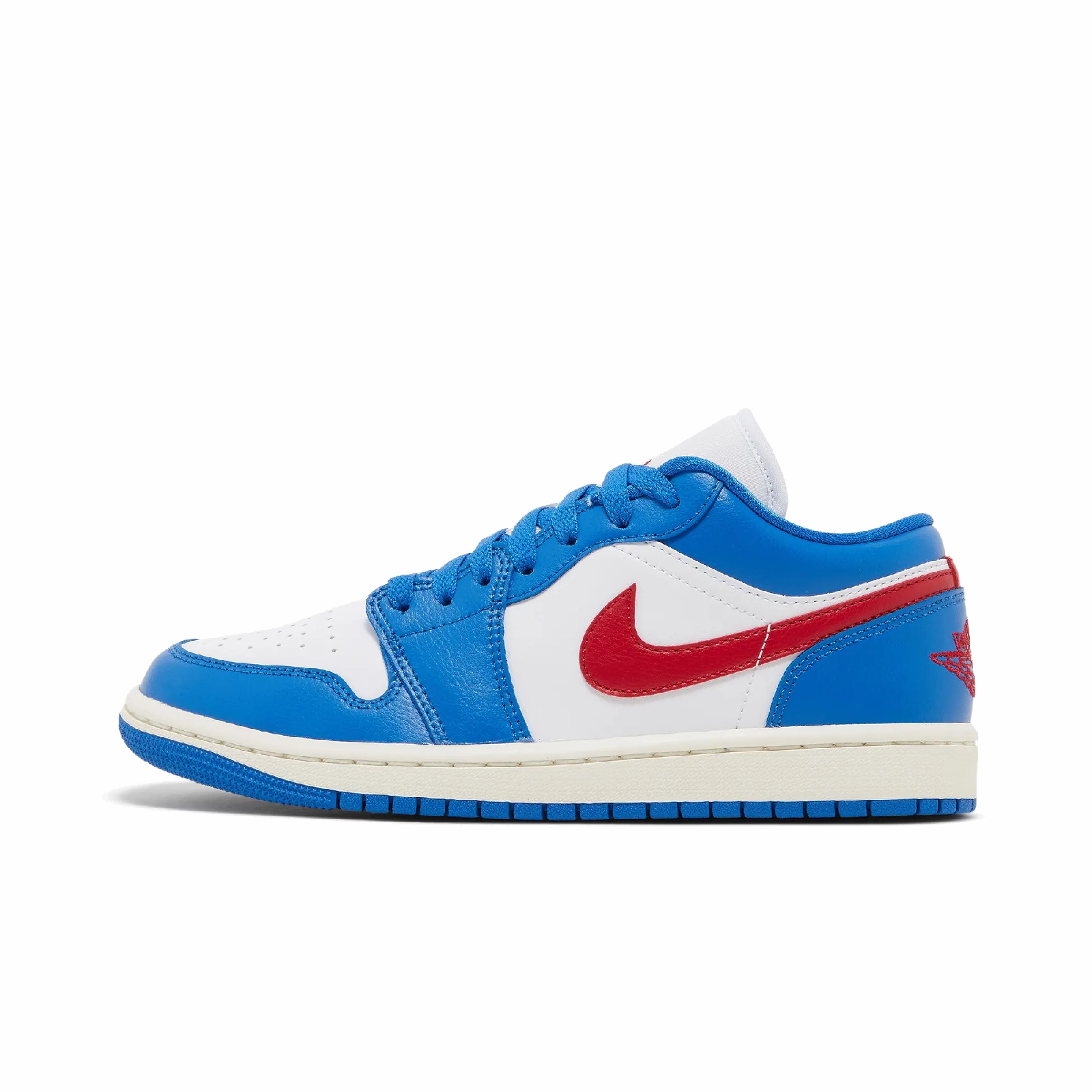 Jordan 1 Low Sport Blue Gym Red (Women's)