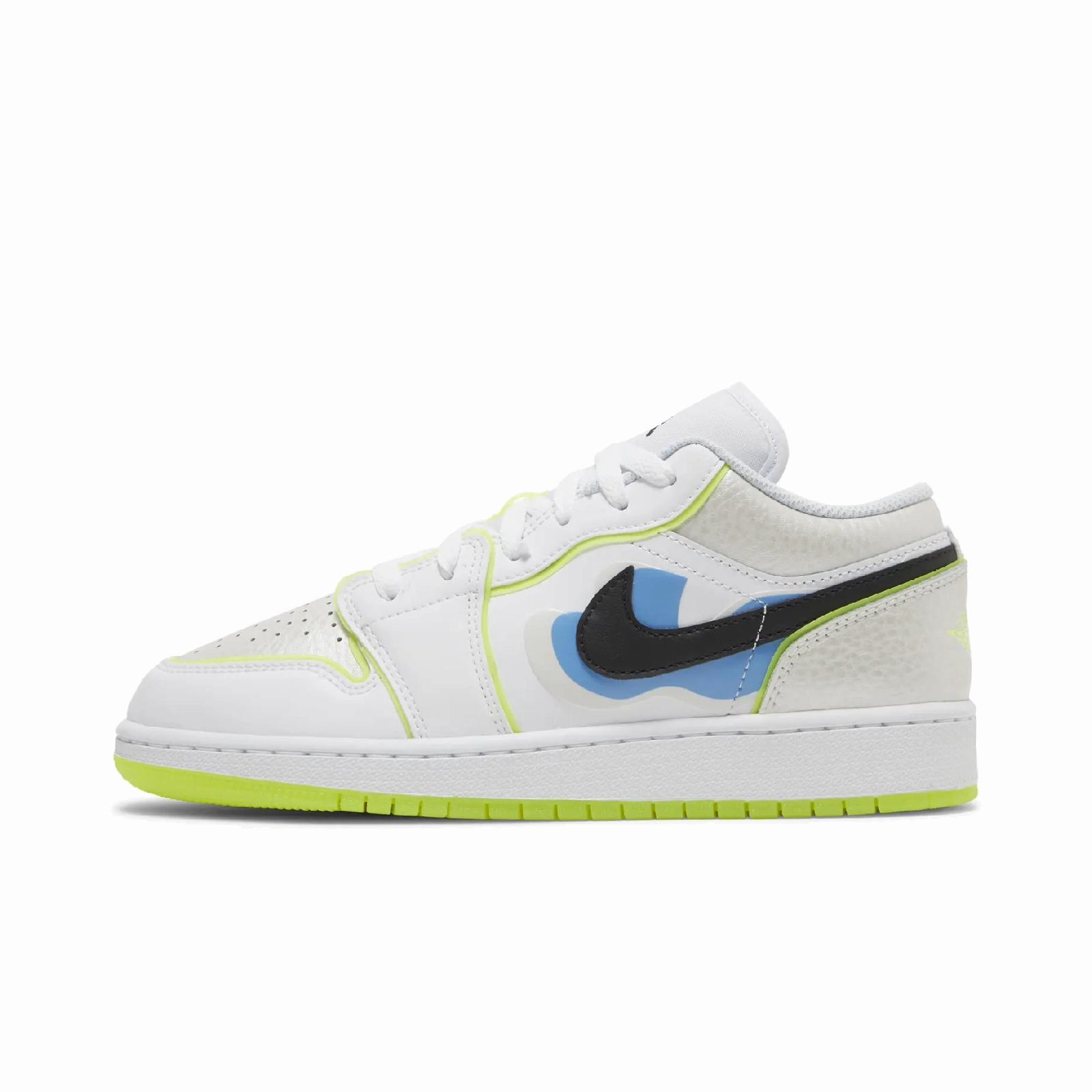 Jordan 1 Low Warped Swoosh (GS)