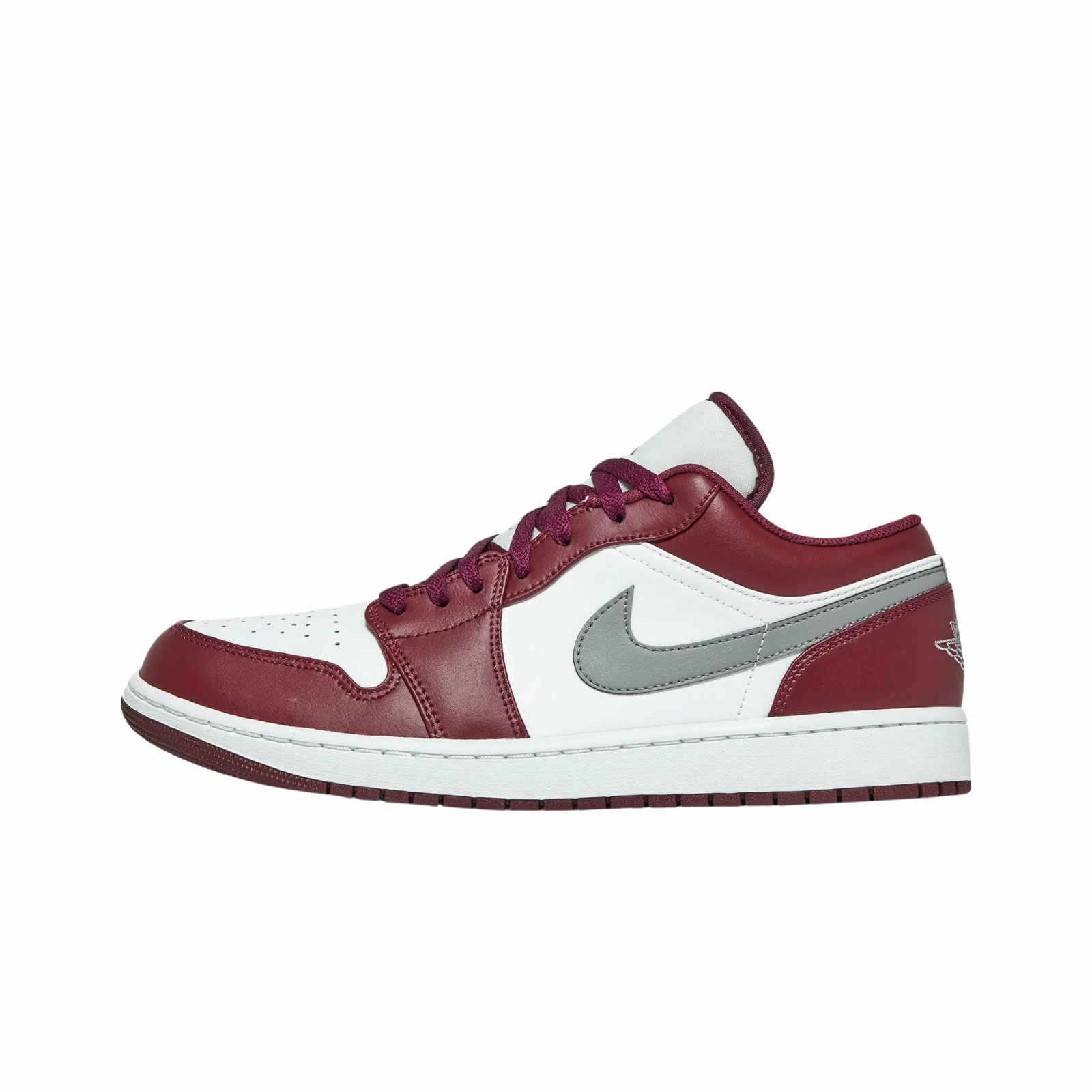 Jordan 1 Low White Bordeaux
