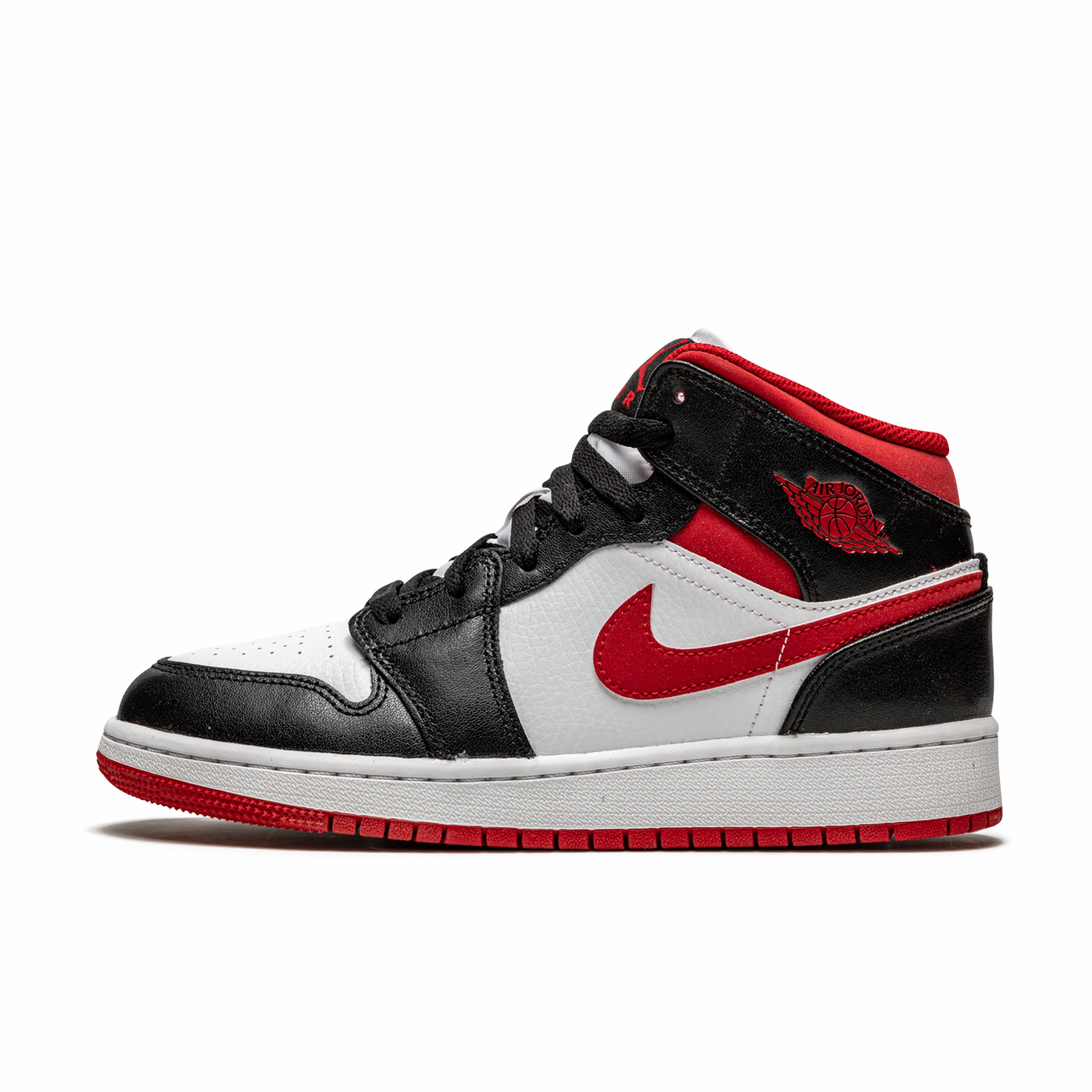Jordan 1 Mid Black Gym Red (GS)