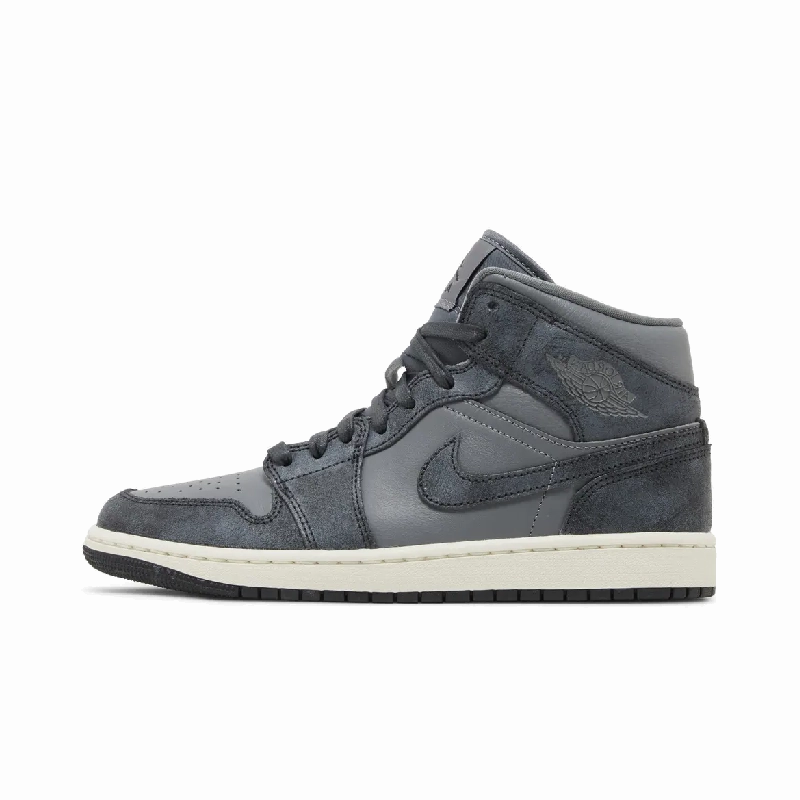 Jordan 1 Mid Distressed Smoke Grey (Women's)