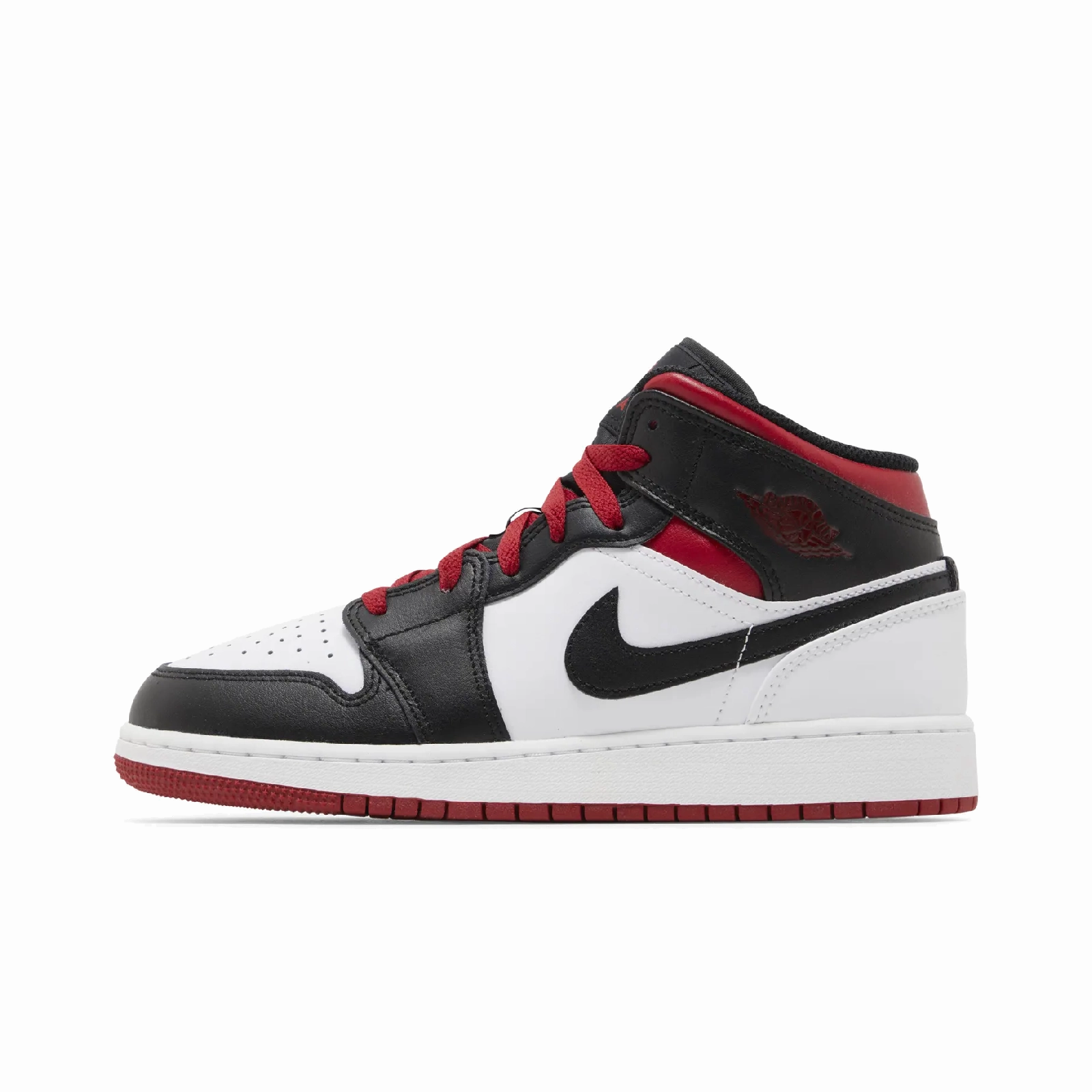 Jordan 1 Mid Gym Red Black Toe (GS)