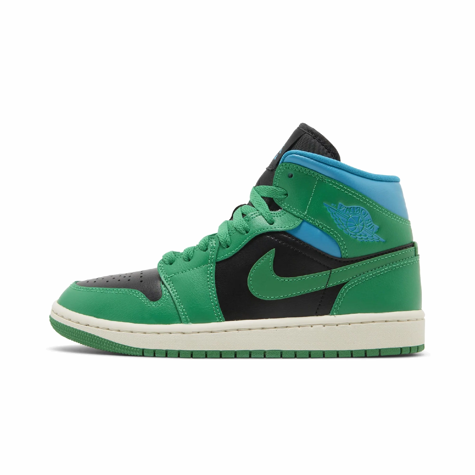 Jordan 1 Mid Lucky Green Aquatone (Women's)