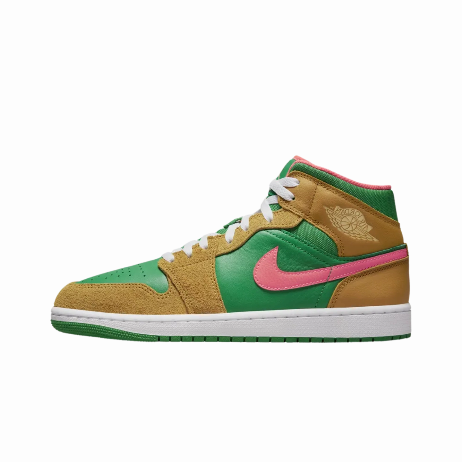 Jordan 1 Mid SE Wheat Watermelon