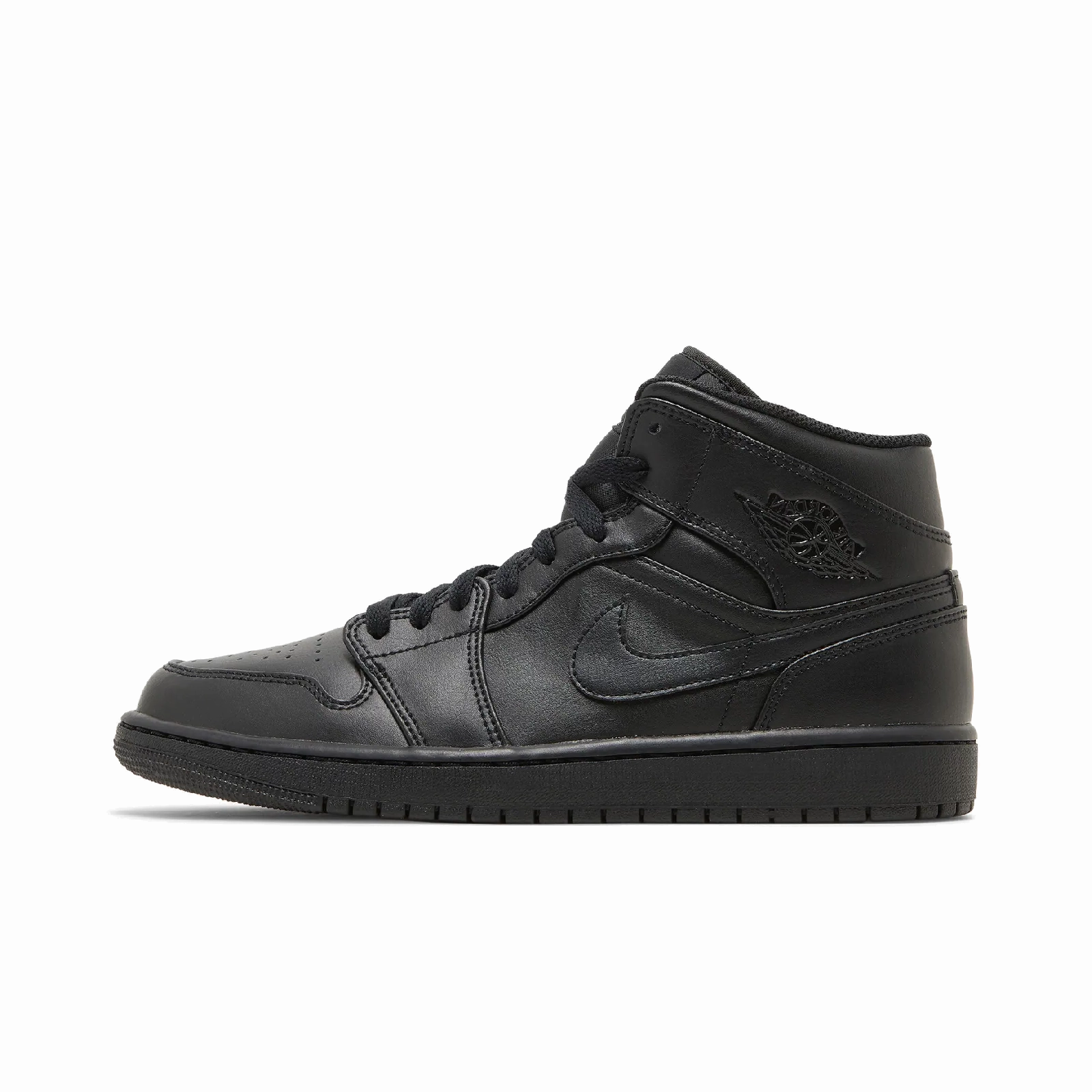 Jordan 1 Mid Triple Black