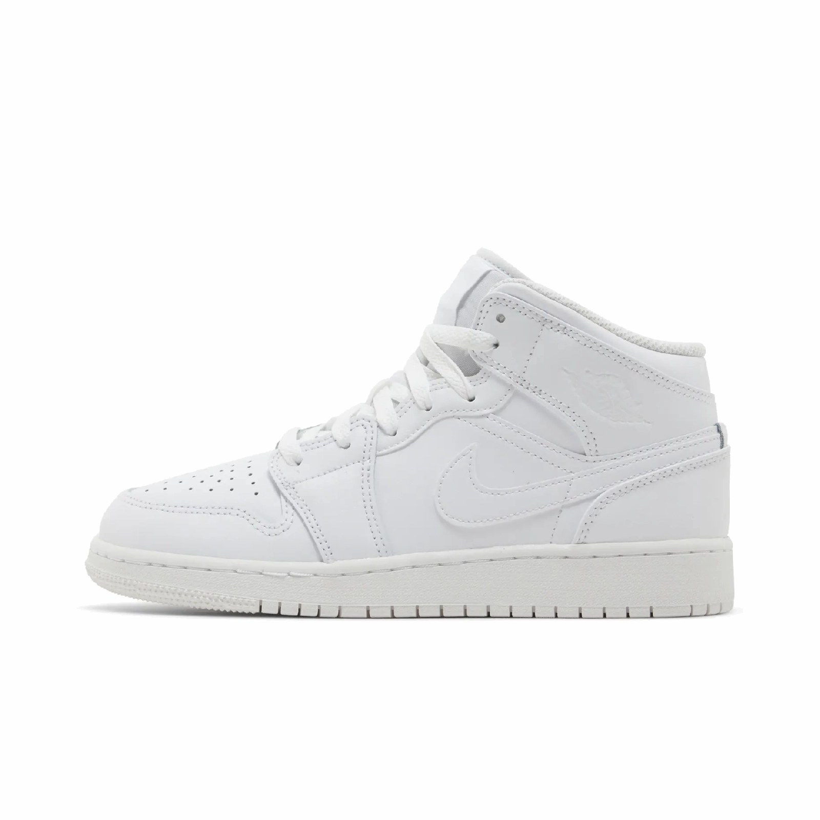 Jordan 1 Mid Triple White (2023) (GS)