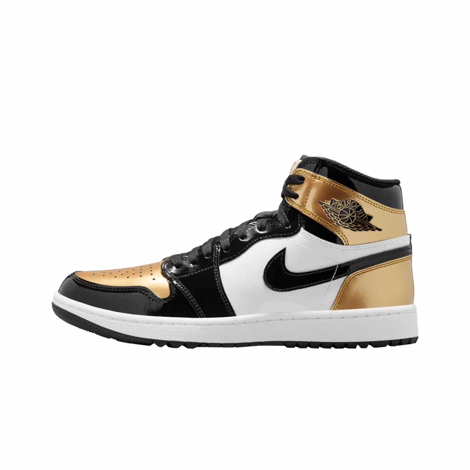 Jordan 1 Retro High Golf Patent Gold Toe