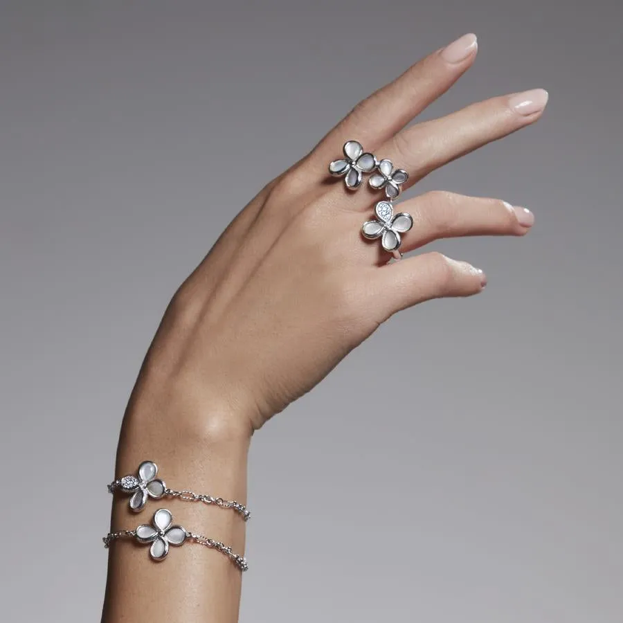 Judith Ripka Jardin Double Flower Ring
