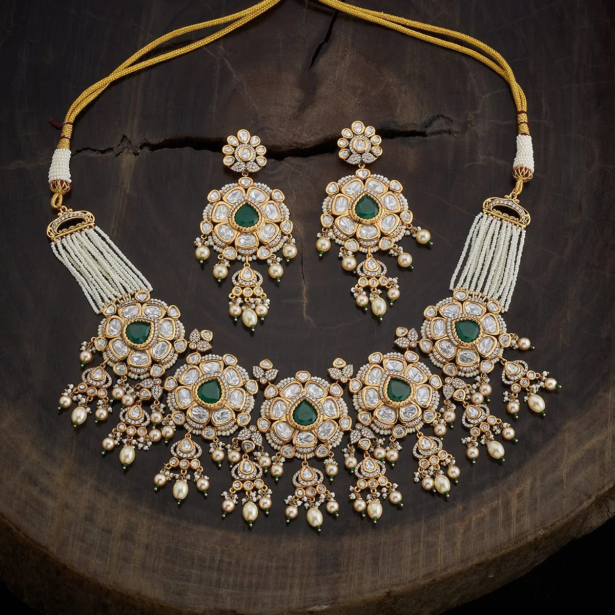 Kundan Necklace 163990