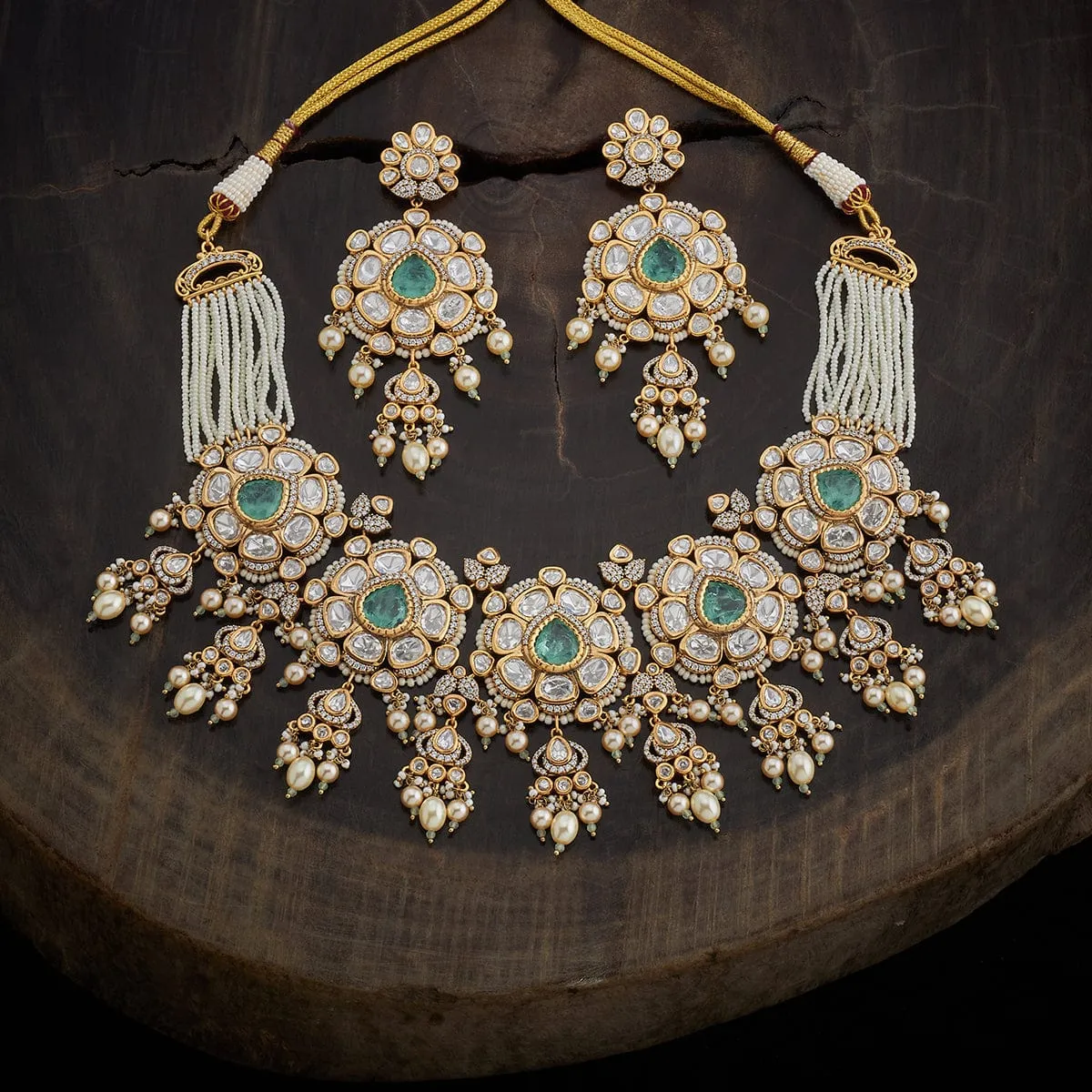 Kundan Necklace 163990
