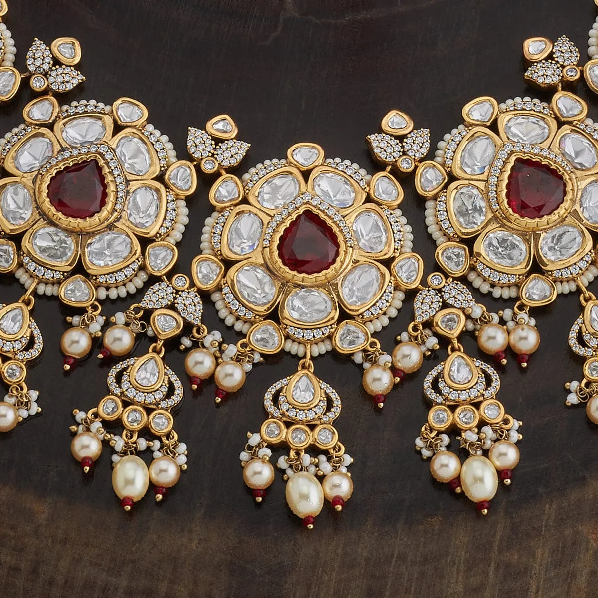 Kundan Necklace 163990