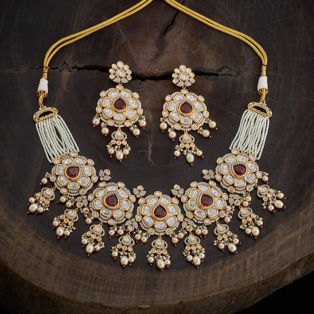 Kundan Necklace 163990