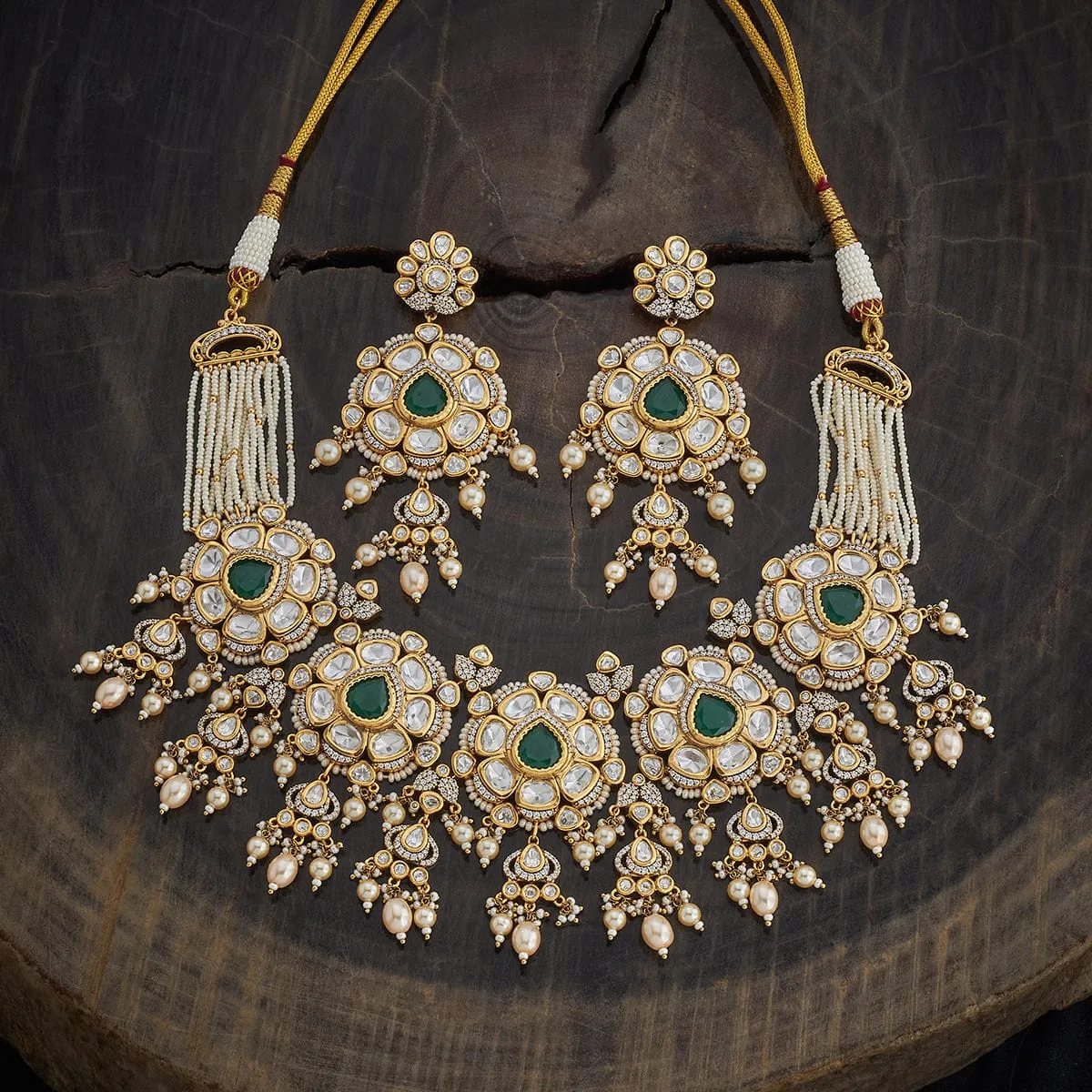 Kundan Necklace 163990