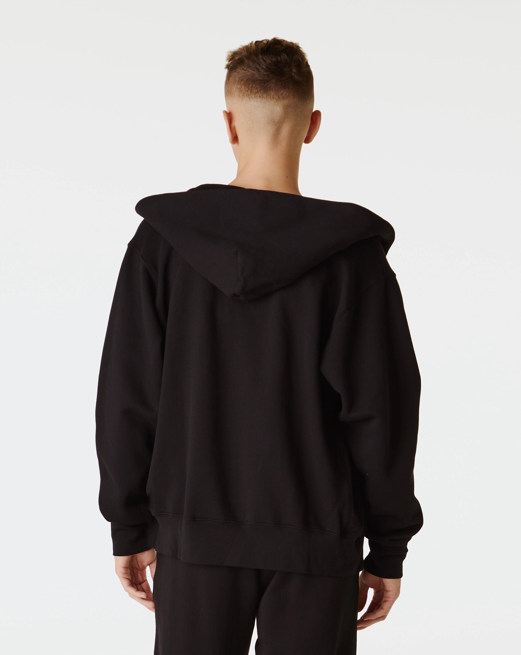 Les Tien Cropped Zip Hoodie