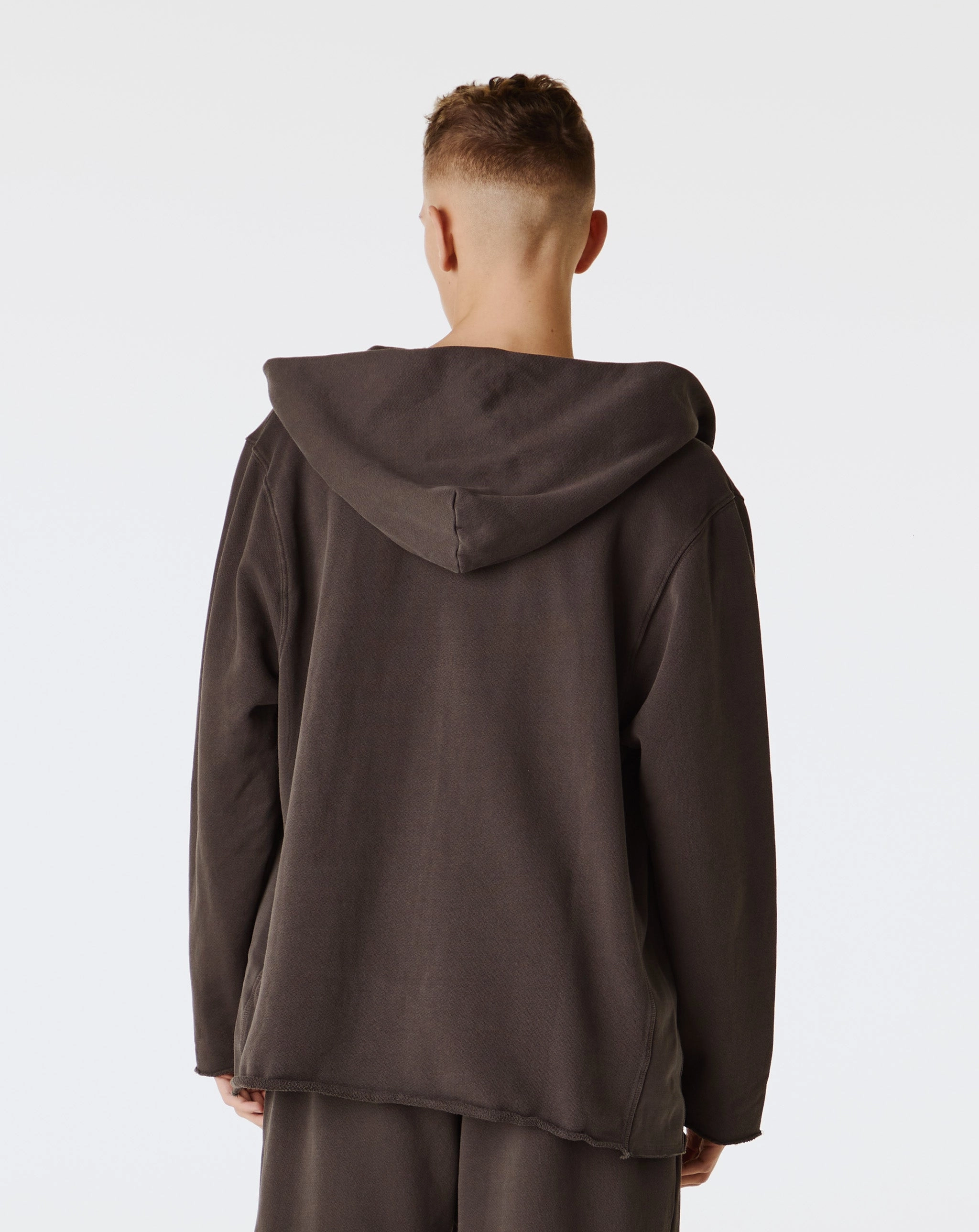 Les Tien Raw Zip Hoodie