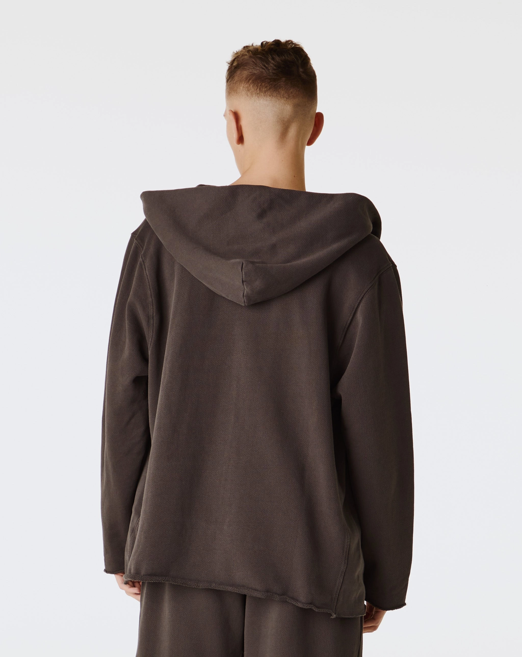 Les Tien Raw Zip Hoodie