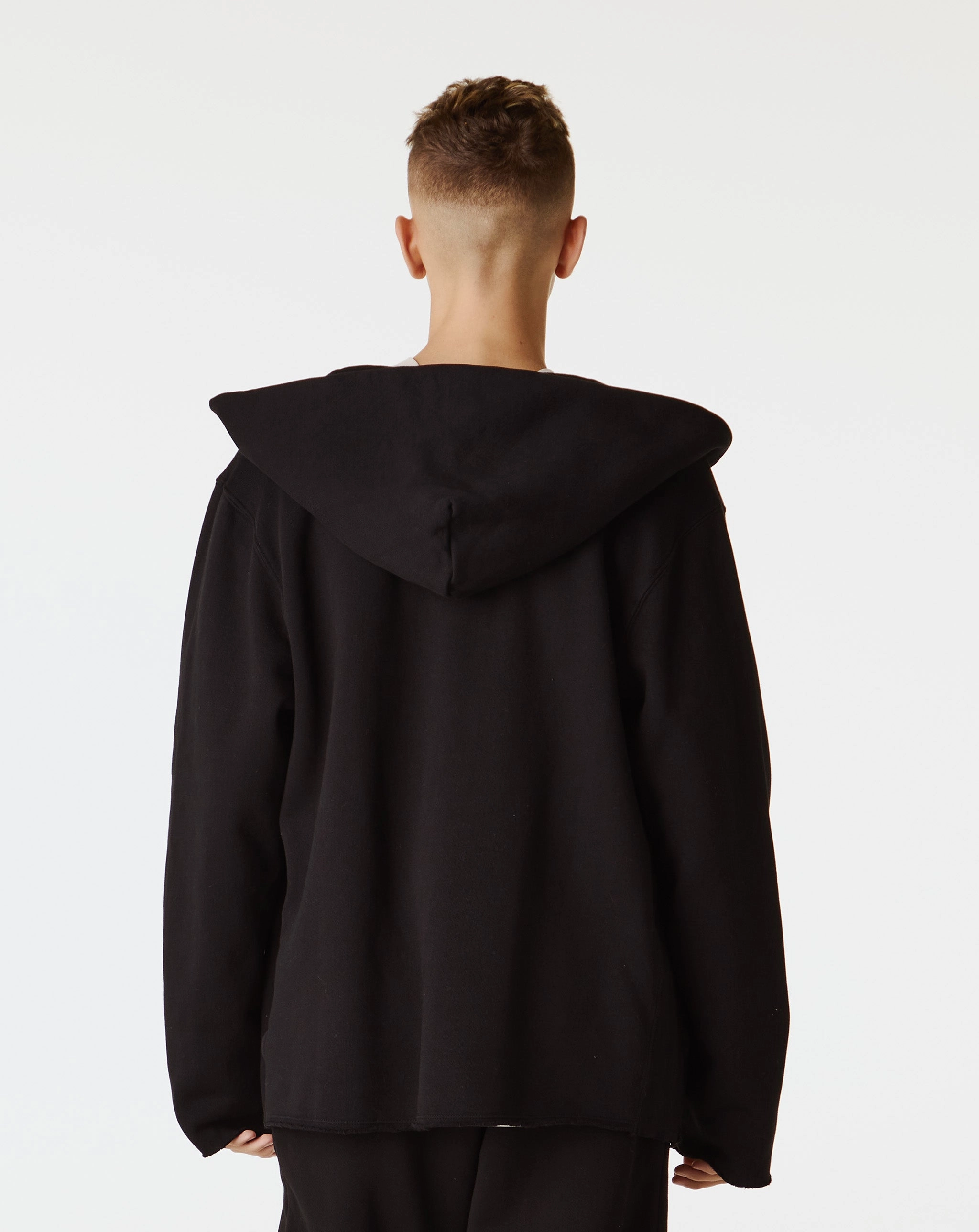 Les Tien Raw Zip Up Hoodie