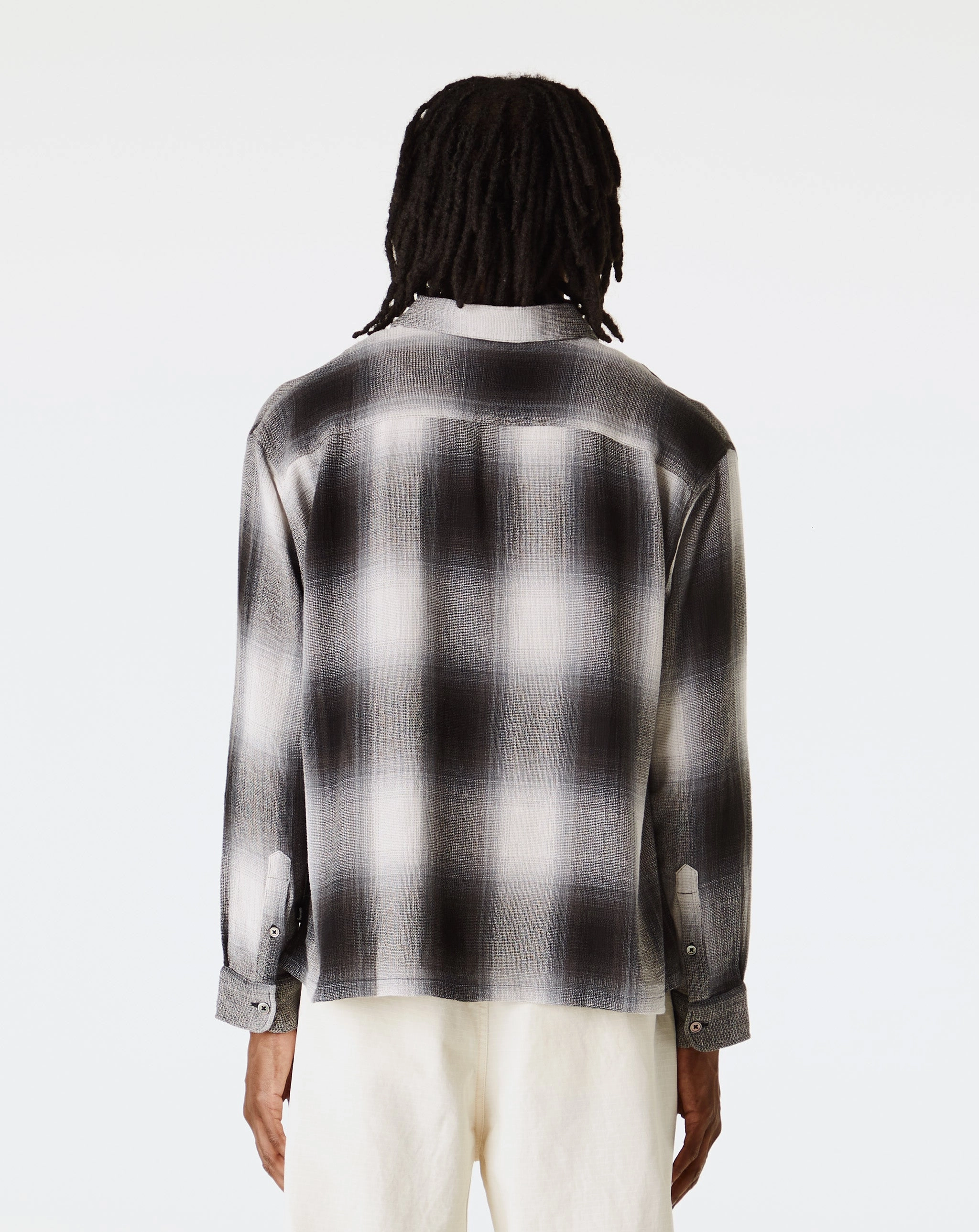 Loose Weave Plaid Shirt