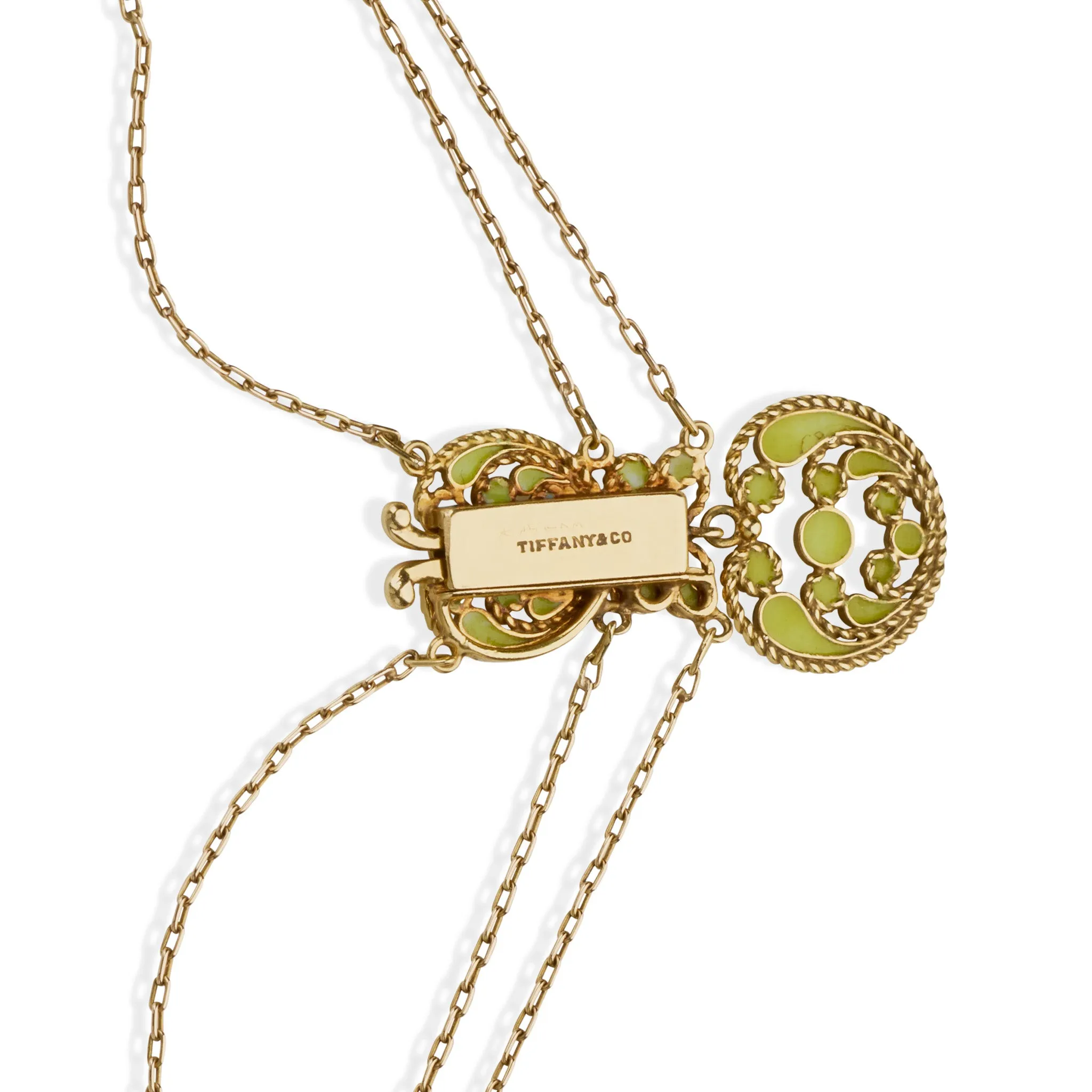 Louis Comfort Tiffany for Tiffany & Co. Enamel Necklace