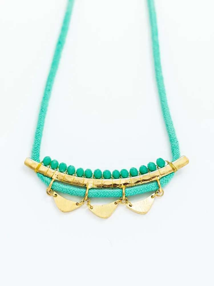 Malika Necklace - Teal