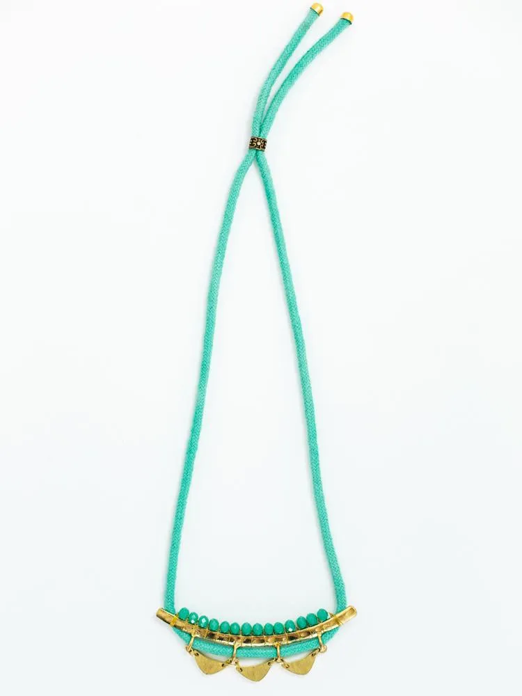 Malika Necklace - Teal