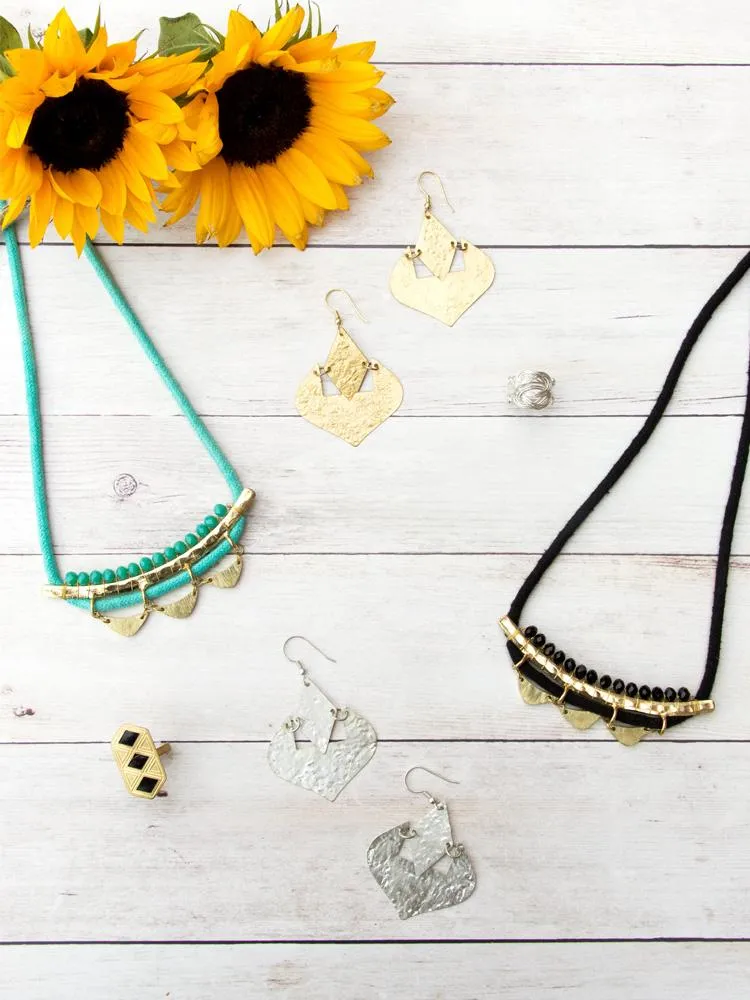 Malika Necklace - Teal
