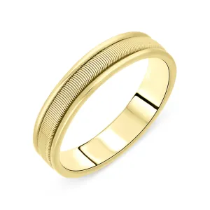 Marco Bicego Uomo 18ct Yellow Gold Unisex Thin Ring D