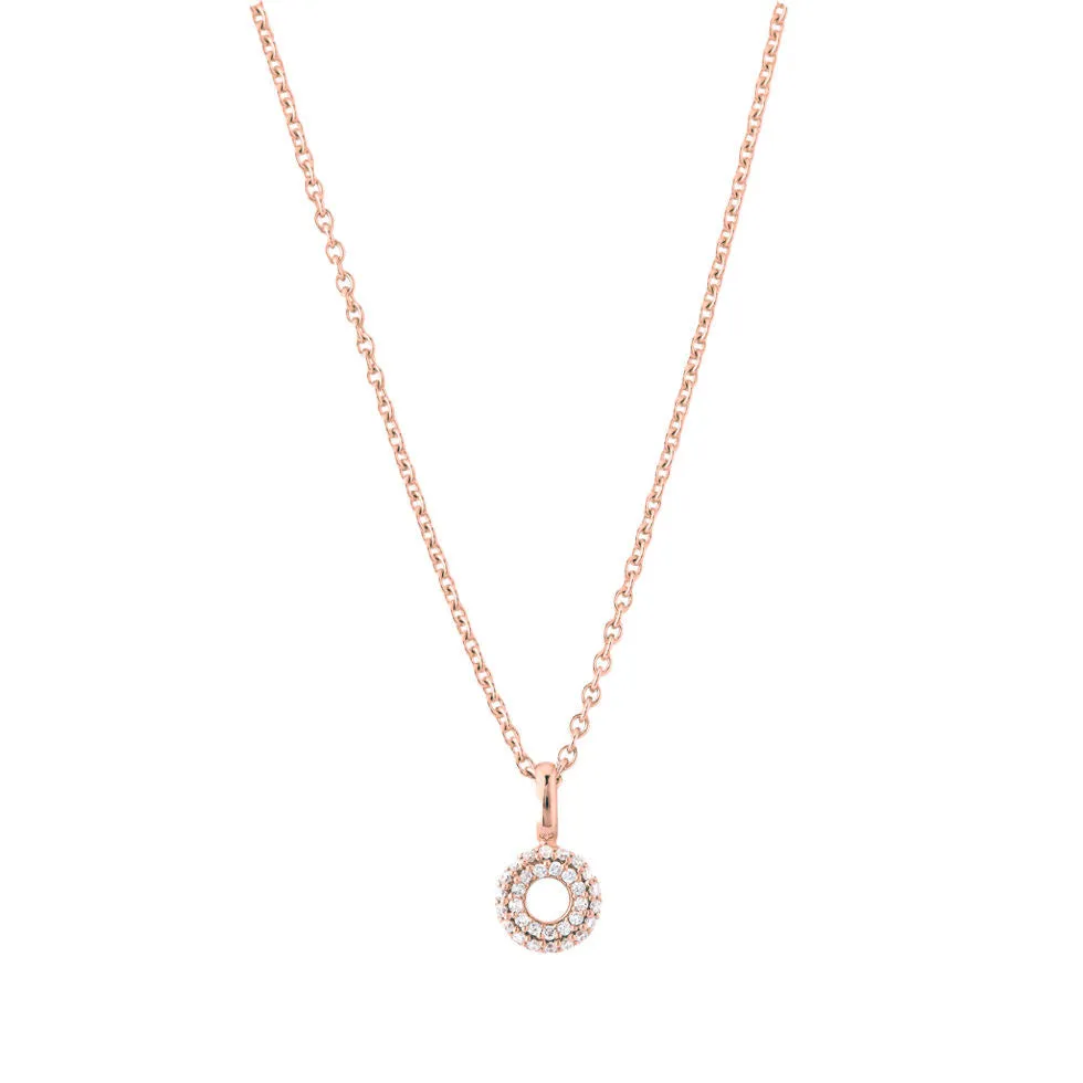 Matin 18K Rosegold Pendant w. 31 Diamonds