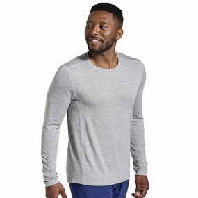 Men's Saucony Stopwatch Long Sleeve Hot Tubs Pants