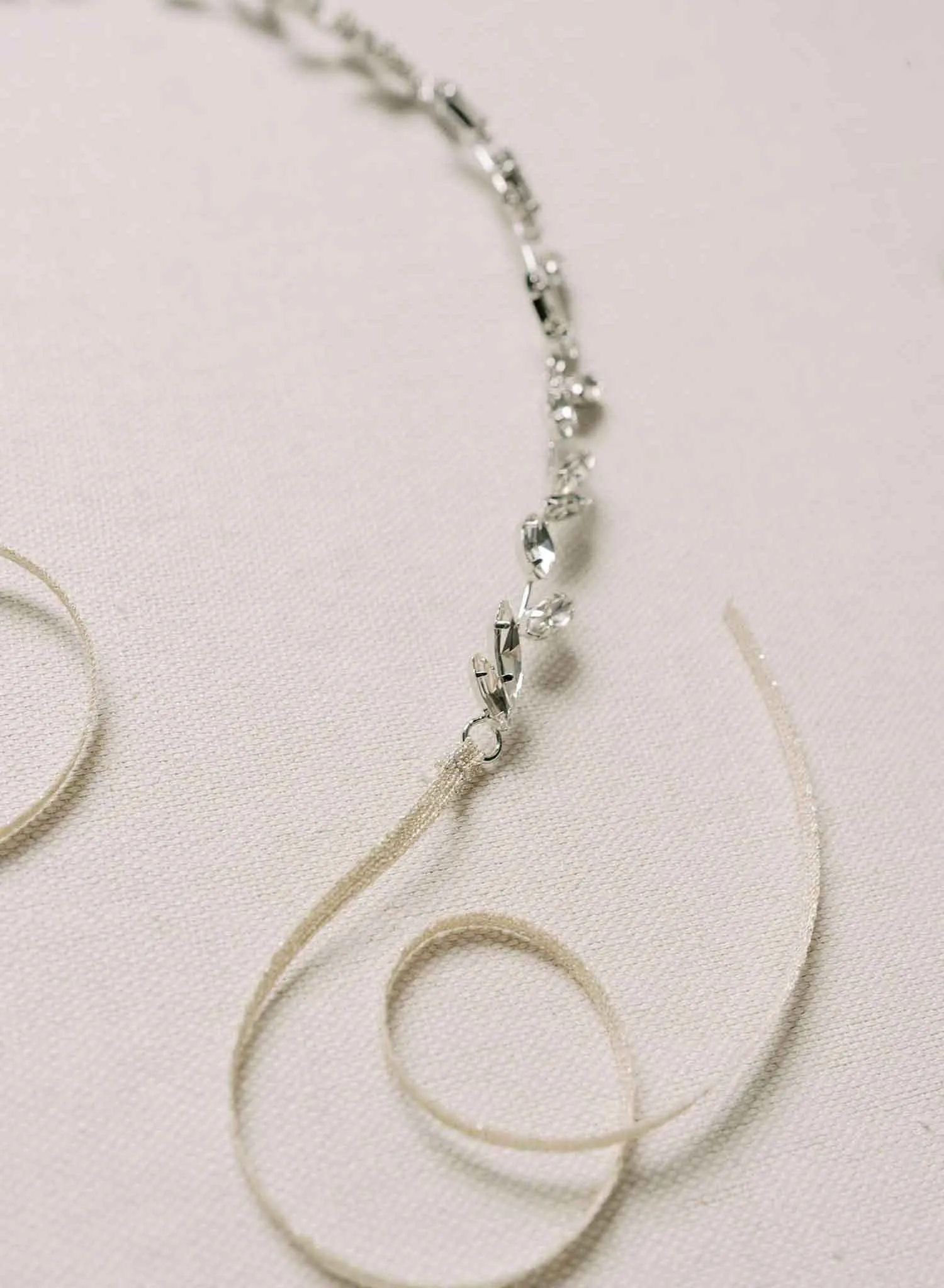 Modern bridal crystal circlet - Style #2144
