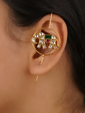 Multicolor Gold Plated Earrings - TK-EAR20MA