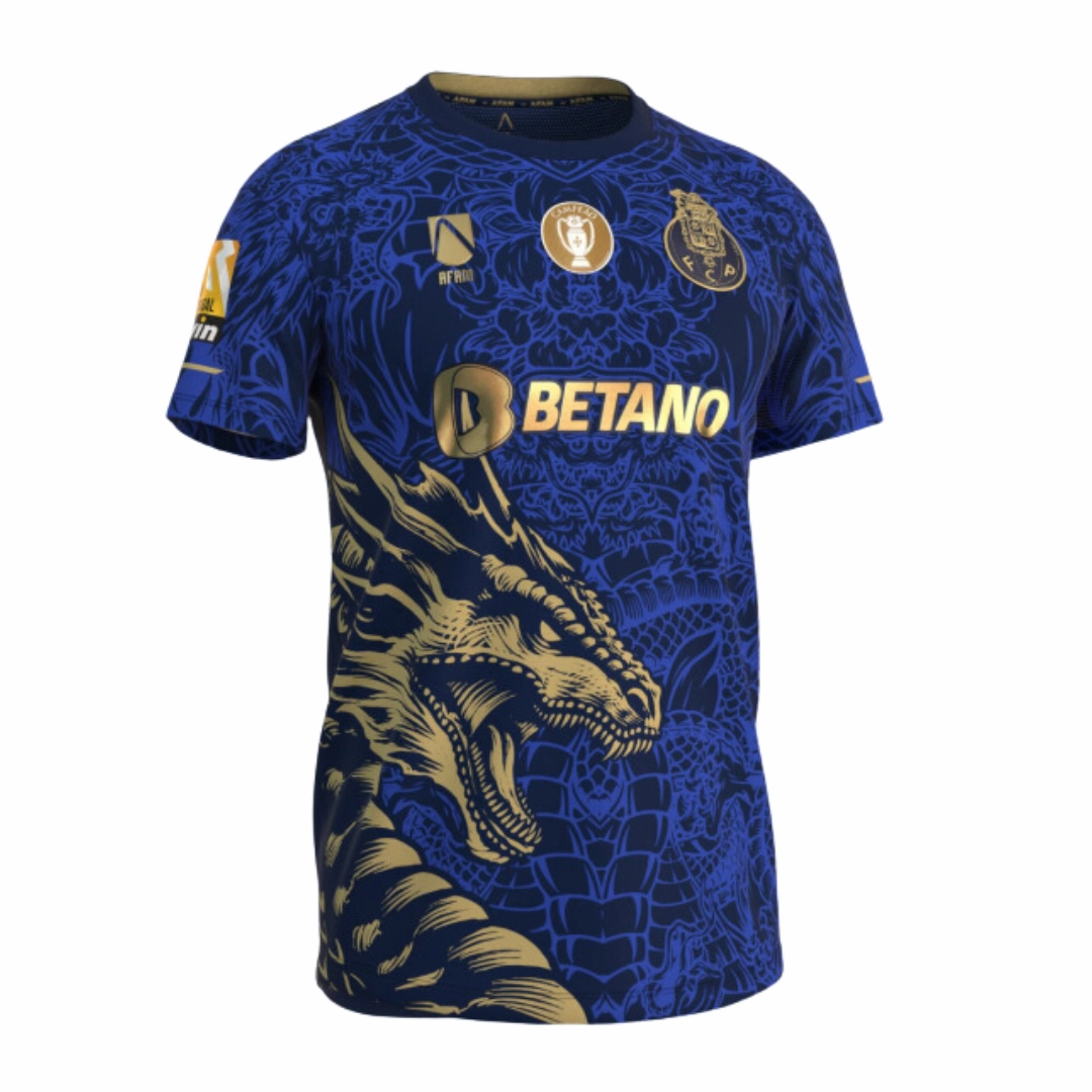 national team fan gear Camisa Porto Edio Especial 22/23 - Verso - Retr football fan jackets