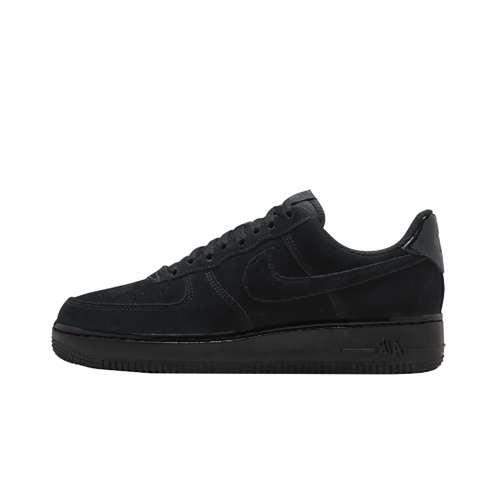 Nike Air Force 1 Low '07 Triple Black Suede (Women's)