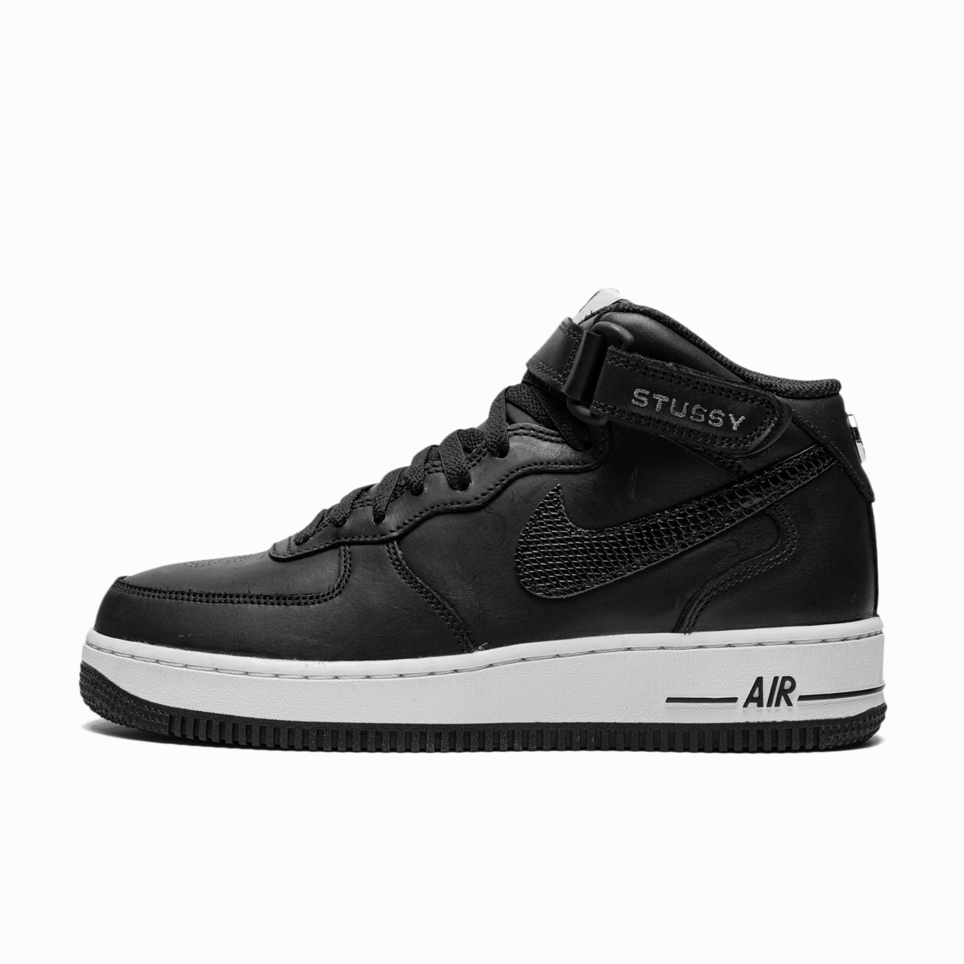 Nike Air Force 1 Mid Stussy Black White