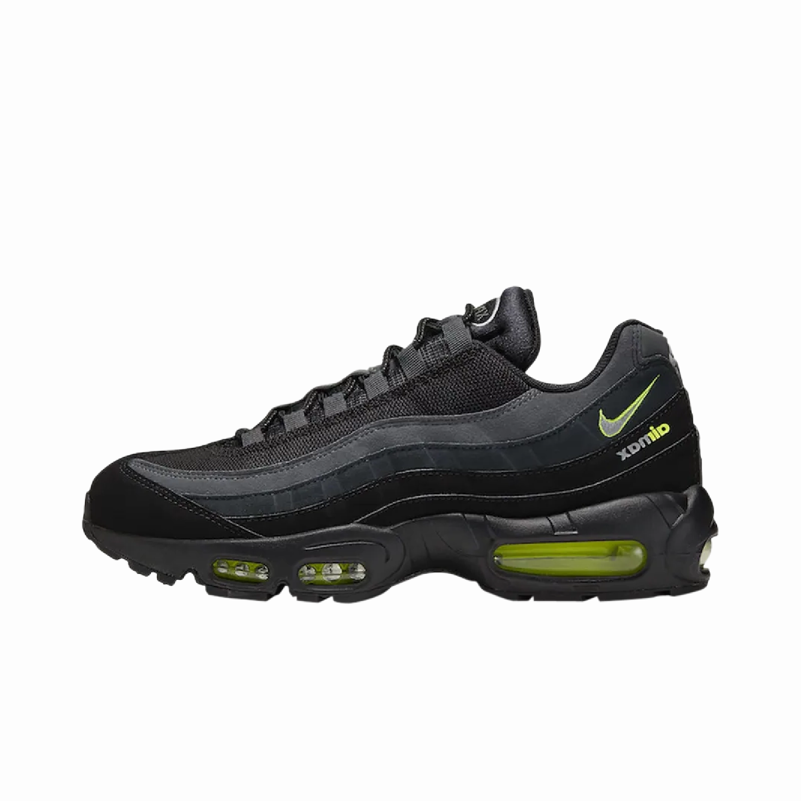 Nike Air Max 95 Retro Logo Black Grey Volt
