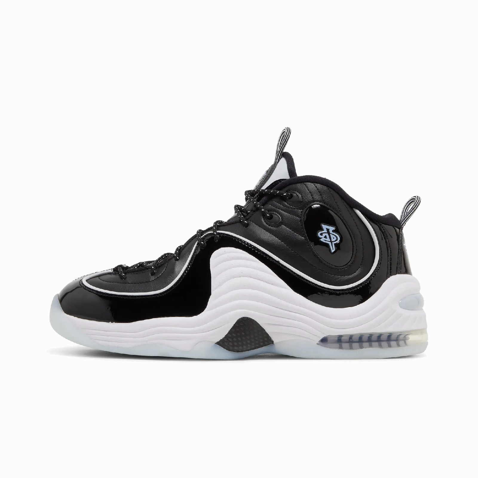 Nike Air Penny 2 Black Patent Football Grey