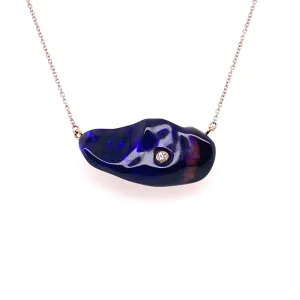 Opal and Diamond Necklace