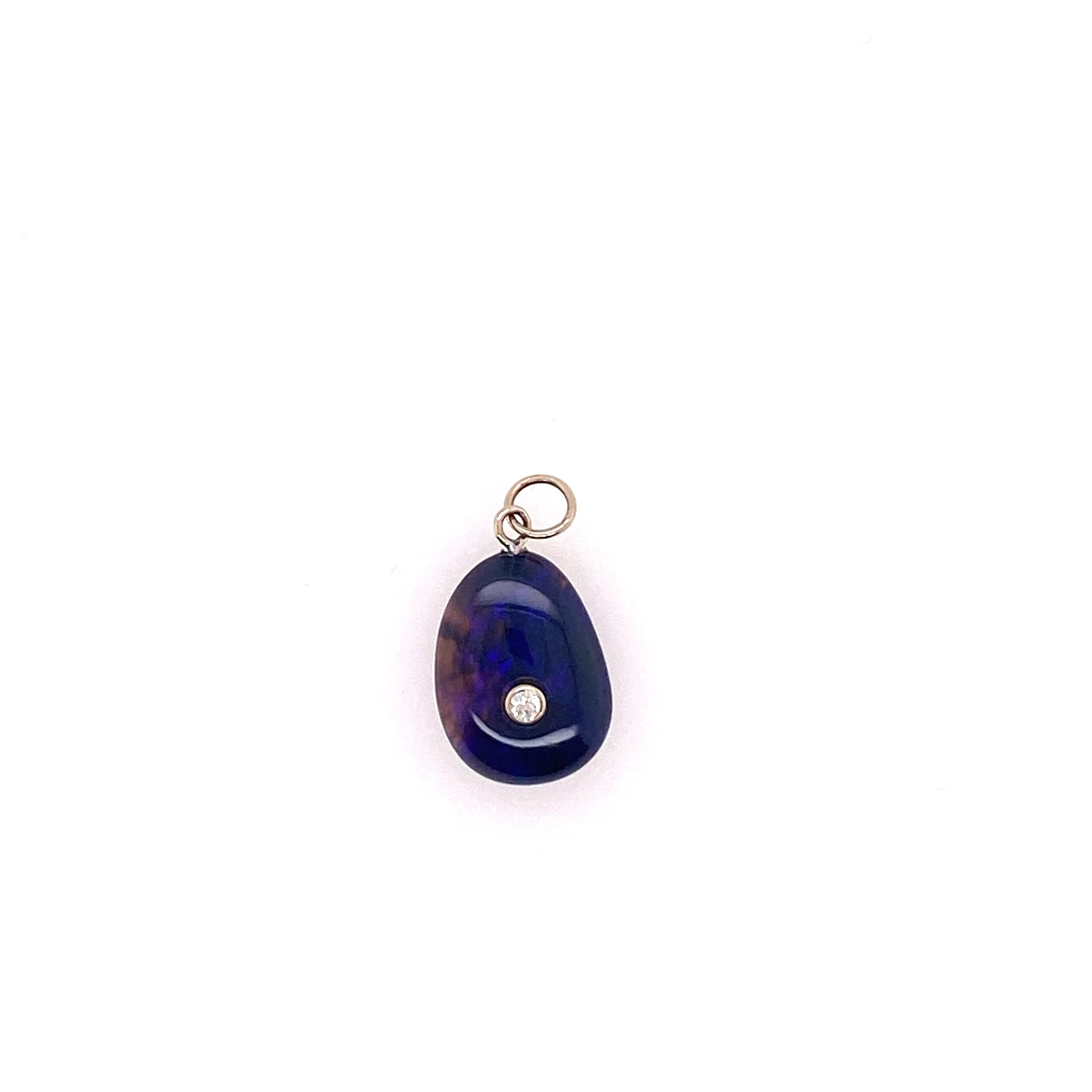 Opal and Diamond Pendant