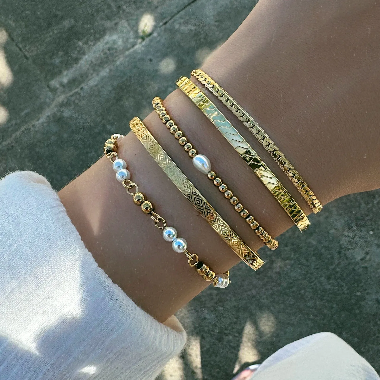 Palm Springs Pearl Bracelet