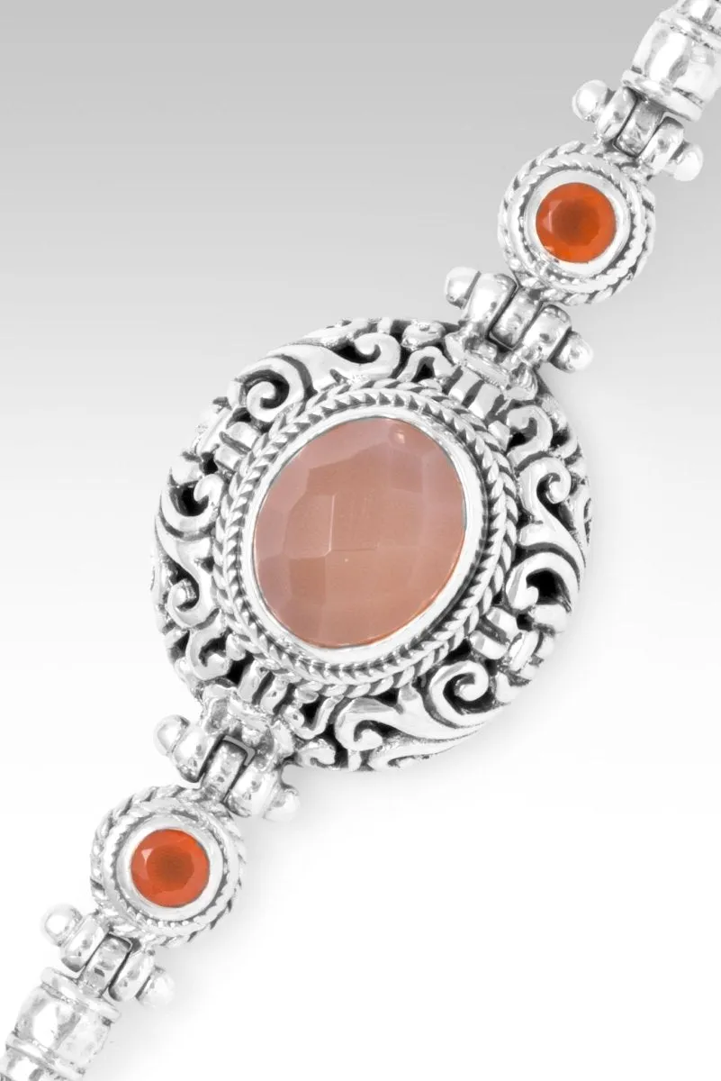 Peace Beyond Understanding Bracelet? in Orange Moonstone & Carnelian