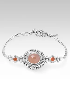Peace Beyond Understanding Bracelet? in Orange Moonstone & Carnelian